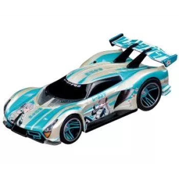 Carrera GO Kaze Dash Elektryczny Zestaw Wyścigowy Samochodzików 1:43 z Pętlą i Przelotem, 2 Samochody, 2 Kontrolery, Tor 3,6m, Wiek 6+