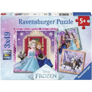 Zestaw puzzli dla dzieci Ravensburger Disney Frozen 2 - 3x49 elementów