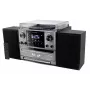Soundmaster MCD5600SW Centrum muzyczne stereo z radiem DAB+, odtwarzaczem CD, gramofonem, podwójnym deckiem kasetowym, Bluetooth, nagrywaniem USB - Czarny