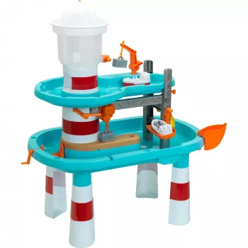 THEO KLEIN Aqua Action Stół do zabawy wodą XXL, Lighthouse Splash