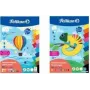 Pelikan Blok papieru konstrukcyjnego DIN A3, 10 arkuszy, 10 kolorów mieszanych, 120 g/m², klejony u góry