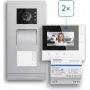 ABB Welcome Basic 2-przewodowy wideodomofon dla domu dwurodzinnego, monitor 4,3 cala, biały