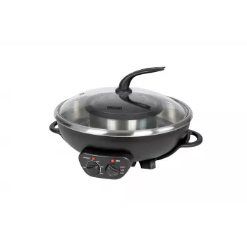 UNOLD 48745 Asia Fondue Hot Pot Elektryczny 2,5L Stal nierdzewna 1500W z 8 widelcami