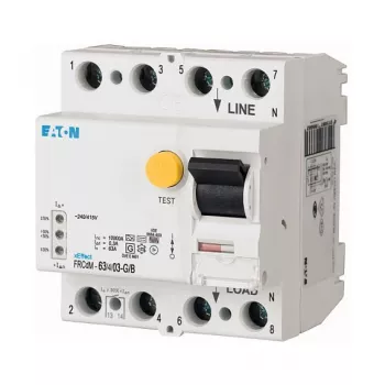 EATON FRCDM-63/4/03-G/B Wyłącznik różnicowoprądowy, 63A, 4-biegunowy, 300mA, Typ B