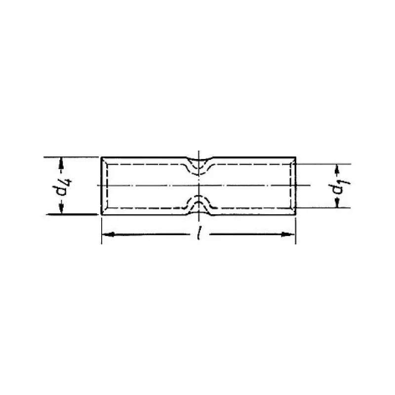 KLAUKE 28R Miedziana złączka rurkowa do kabli 95 mm², DIN 46235, E-Cu