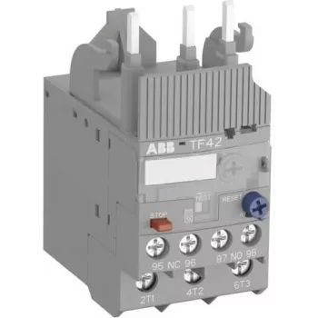 ABB TF42-4.2 Przekaźnik przeciążeniowy termiczny, 3,4-4,2 A, klasa 10, 3-biegunowy, 690 V AC, zaciski śrubowe