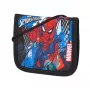 McNeill Marvel Spider-Man Pouch na klatkę piersiową z okienkiem na identyfikator, czerwony/niebieski