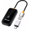 TechniSat Technicast 100 Bezprzewodowy adapter CarPlay i Android Auto – Czarny, USB-C, Plug & Play