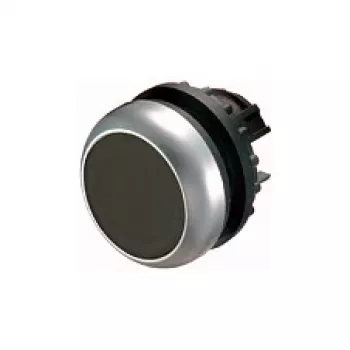 Eaton M22-D-S Płaski przycisk sterowniczy, czarny, chwilowy, 22,5 mm, IP66/IP67/IP69K