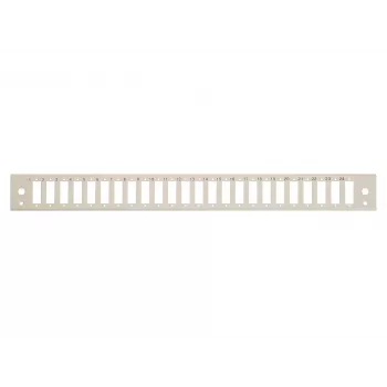 EQUIP 337103 19-calowy 1U panel krosowy światłowodowy, 24x SC-Duplex, stalowy, szary