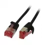 Synergy21 CAT6 U/FTP Slimline Przewód Ethernetowy RJ45, 3m, Czarny