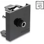 Delock Easy 45 Moduł DC 5.5 x 2.1 mm żeński na DC 5.5 x 2.5 mm męski Adapter Czarny