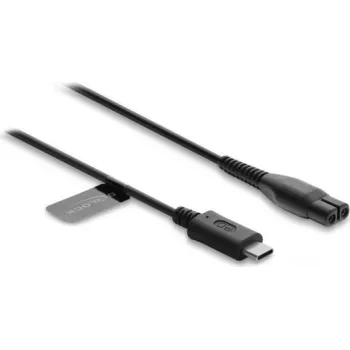 Delock USB Type-C kabel ładujący 4,3 V do golarek elektrycznych kompatybilny z Philips OneBlade 360 Face + Body - Zastępczy kabel ładujący do golarki 1 m