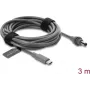 Delock USB Type-C™ do DC 5,5 x 2,1 mm kabel zasilający do Starlink Mini, 3 m, szary