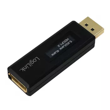 LogiLink CV0112 Tester EDID DisplayPort, czarny