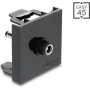 Delock Easy 45 Moduł DC 5.5 x 2.5 mm Gniazdo na DC 5.5 x 2.1 mm Wtyk Czarny