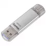 Hama FlashPen C-Laeta 64GB USB 3.0 Pamięć Flash, Aluminium, Srebrny/Czarny
