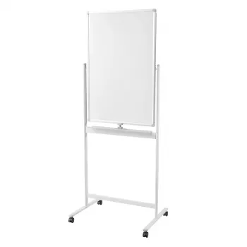 LogiLink EO0063 Mobilna dwustronna magnetyczna suchościeralna tablica biała 60x90 cm