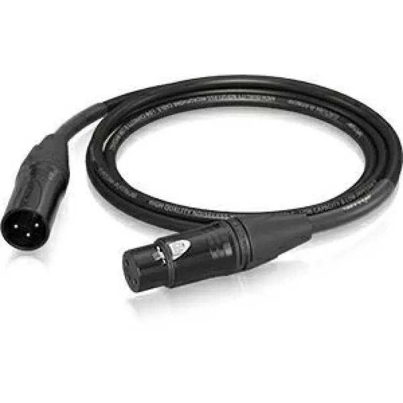 Behringer PMC-150 XLR żeński do XLR męskiego kabel mikrofonowy 1,5 m czarny