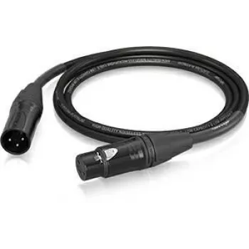Behringer PMC-150 XLR żeński do XLR męskiego kabel mikrofonowy 1,5 m czarny