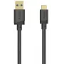 Kabel USB-A do USB-C, 5 Gbps, 3 m, czarny