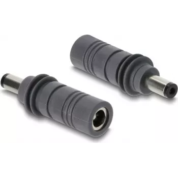Delock DC 5.5 x 2.1 mm na DC 5.5 x 2.1 mm Adapter Kompatybilny ze Starlink Mini Szary