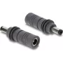 Delock DC 5.5 x 2.1 mm na DC 5.5 x 2.1 mm Adapter Kompatybilny ze Starlink Mini Szary