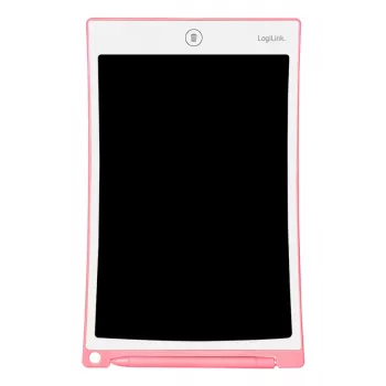 LogiLink LCD Tablica do pisania 10,0 cala, wielokolorowa, rozowa