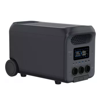 LOGILINK Przenośna stacja zasilania PPS3000, 3000W LiFePO4, 2560Wh, Tuya Smart, UPS