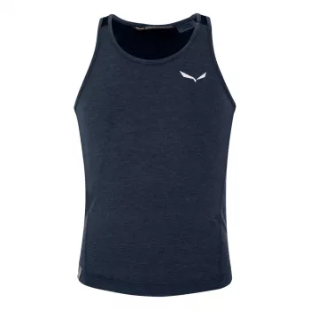 Salewa Agner Hybrid Tank dziecięcy top bez rękawów - granatowy melanż 104-116 cm