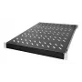 LogiLink 19 inch Regulowana Półka do Szaf Rack, 1U, Głębokość 600 mm, Czarna (SF0600B)