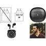 LogiLink Bluetooth TWS słuchawki douszne, IPX4 wodoodporne, sterowanie dotykowe, etui ładujące USB-C, czarne