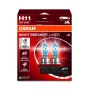 OSRAM NIGHT BREAKER LASER H11 Żarówka halogenowa, zestaw 2 szt., 12V 55W PGJ19-2, do 150% jaśniejsza, 150m dłuższy snop światła, 3900K