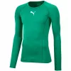 Puma Liga Baselayer Tee LS Pepper Green Męska koszulka kompresyjna z długim rękawem