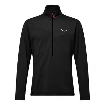 Salewa Puez Cammino Polarlite Polar z połową zamka błyskawicznego, męski, kolor Black Out, rozmiar L