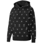 PUMA Brand Love AOP Hoodie FL Czarny 535706 01 Męski luźny krój z nadrukiem na całej powierzchni