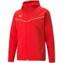 PUMA teamRISE kurtka przeciwdeszczowa czerwona 657396 01