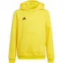 adidas Entrada 22 Bluza z kapturem Team Yellow/Black Youth 164