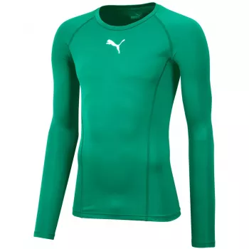 Puma Liga Baselayer Tee LS Męska koszulka z długim rękawem Leśna zieleń Rozmiar M