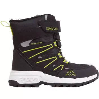 Kappa Floki Tex Buty dziecięce Czarno-Limonkowe 260975K 1133