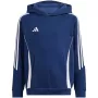 adidas Tiro 24 Bluza z kapturem Granatowa IR7504 116cm