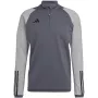 adidas Tiro 23 Competition Top treningowy Team Grey Four HU1316