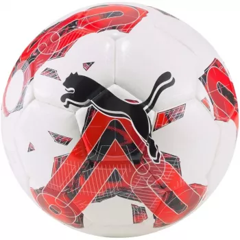 PUMA Orbita 5 Hybrid Piłka nożna Biało-Czerwona Rozmiar 4