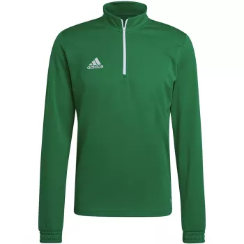 adidas Entrada 22 Bluza treningowa męska Team Green z zamkiem na 1/4 długości HI2129 M