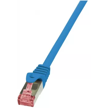 LogiLink PrimeLine Cat.6 S/FTP Kabel krosowy, RJ45, niebieski, 1,5 m