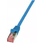 LogiLink PrimeLine Cat.6 S/FTP Kabel krosowy, RJ45, niebieski, 1,5 m