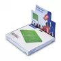 HAMA Football Podkładka pod mysz Zielona/Biała 220x180mm Antypoślizgowa, tekstylna powierzchnia, gumowa podstawa