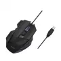 LogiLink Ergonomiczna Mysz Optyczna 7 Przycisków USB Przewodowa Pionowa Praworęczna Czarna