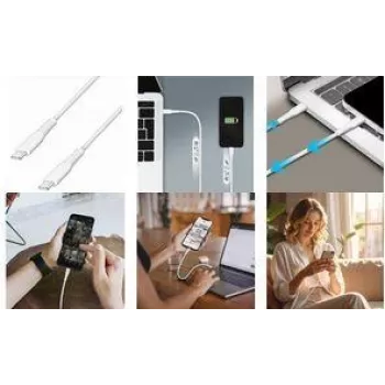 LogiLink CU0265 Kabel USB 2.0 Type-C, 3 m, Biały, 480 Mbps, ładowanie 60W