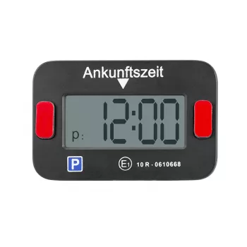 LogiLink Elektroniczny dysk parkingowy, certyfikat KBA, czarny